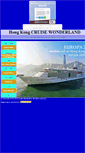 Mobile Screenshot of cruisewonderland.tiyogami.com